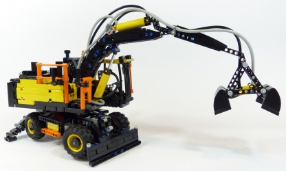 Lego Technic 42053 Pelle sur pneus Volvo EW160E