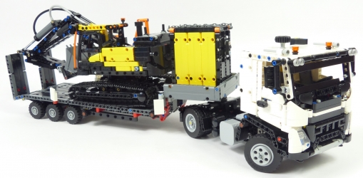 Lego Technic 42175 Camion Volvo FMX excavatrice EC230