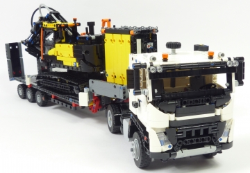 Lego Technic 42175 Camion Volvo FMX excavatrice EC230