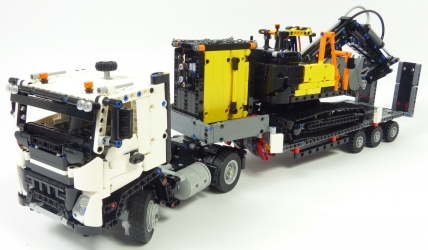 Lego Technic 42175 Camion Volvo FMX excavatrice EC230