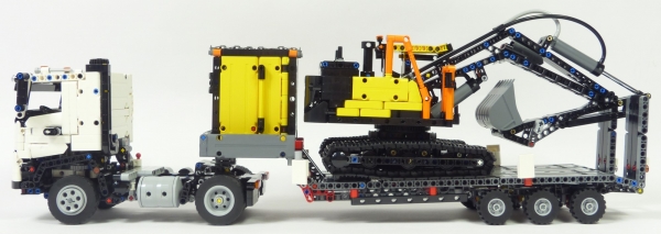 Lego Technic 42175 Camion Volvo FMX excavatrice EC230